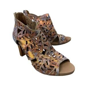 L'ARTISTE Shoes Womens EU 37 US 6.5-7 Spring Step Amora Sandal Peep Toe Bootie